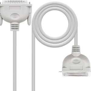 Cable Impresora CN36M a D-Sub25 Macho  1,8m  CENTRONIC