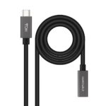 Cable Prolongador USB-C Macho Hembra USB3.2 0,5m NANOCABLE