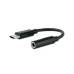 Cable USB-C a JACK 3.5 NEGRO NANOCABLE