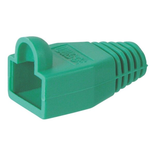 Capuchon funda protectora conector RJ45 VERDE
