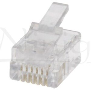 Conector Telefonico RJ12 6P6C cable Redondo (10 uds.)