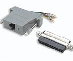 Adaptador D-Sub25 Macho a RJ11