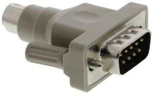 Adaptador D-Sub9 Macho a MiniDin6 Macho PS/2