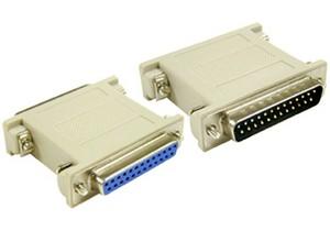 Adaptador Sub-D25 Macho a Sub-D25 Hembra RS232
