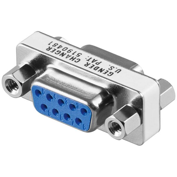 Adaptador Sub-D9 Hembra - Hembra Compacto