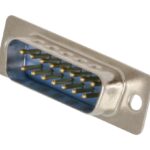 Conector Sub-D 15pin Macho Soldable Recto
