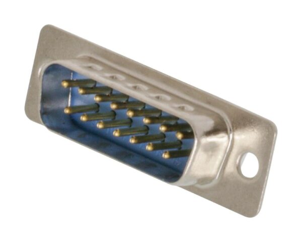 Conector Sub-D 15pin Macho Soldable Recto