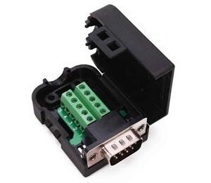 Conector Sub-D 9pin HD Macho Borna Tornillo