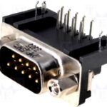 Conector Sub-D 9pin Macho Cto.Impreso