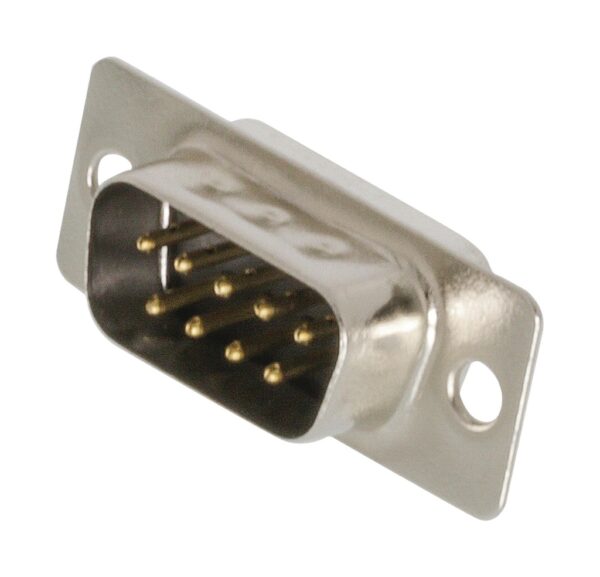 Conector Sub-D 9pin Macho Soldar Recto