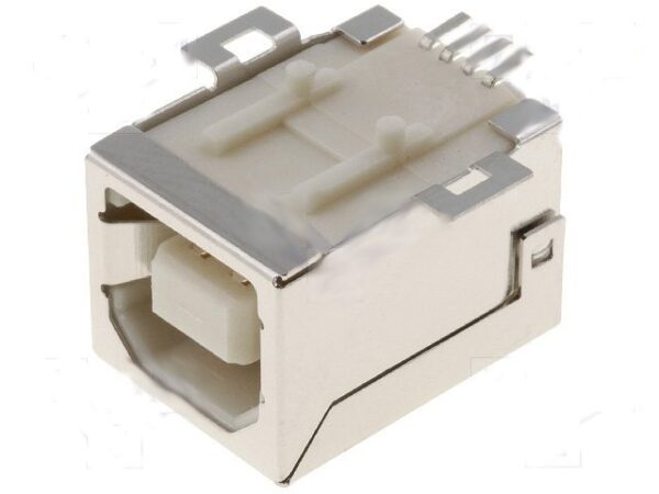 Base USB B Hembra Recto Cto. Impreso