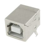 Conector Base Hembra USB B Acodado 90º Cto. Impreso