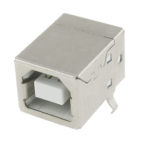 Conector Base Hembra USB B Acodado 90º Cto. Impreso