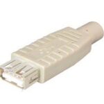 Conector USB A hembra para soldar