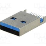 Conector USB A para circuito Impreso Horizontal