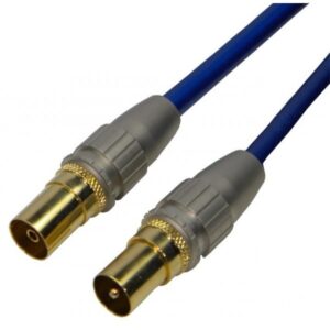 Cable Antena TV Macho-Hembra  2m Recto HQ