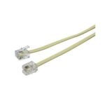 Cable Telefonico RJ11 BLANCO Longitud 7 metros