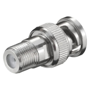 Adaptador BNC Macho a  F Hembra Recto