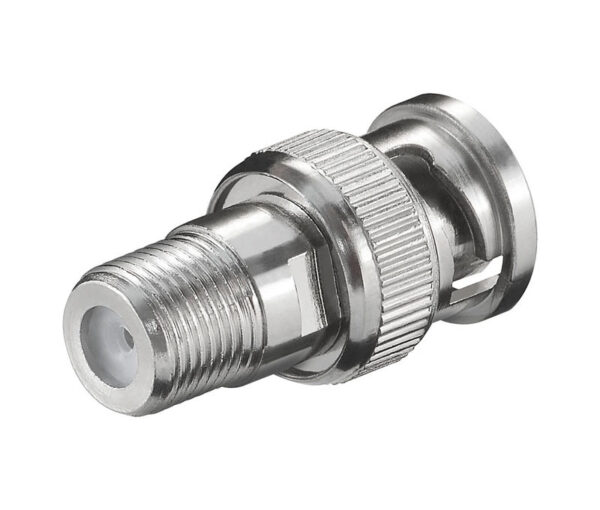 Adaptador BNC Macho a  F Hembra Recto