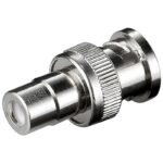 Adaptador BNC Macho a RCA Hembra