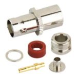 Conector BNC Hembra Aereo RG59 c/tuerca fijacion