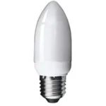 Bombilla Bajo Consumo E27 5W 5000K VELA SILVER
