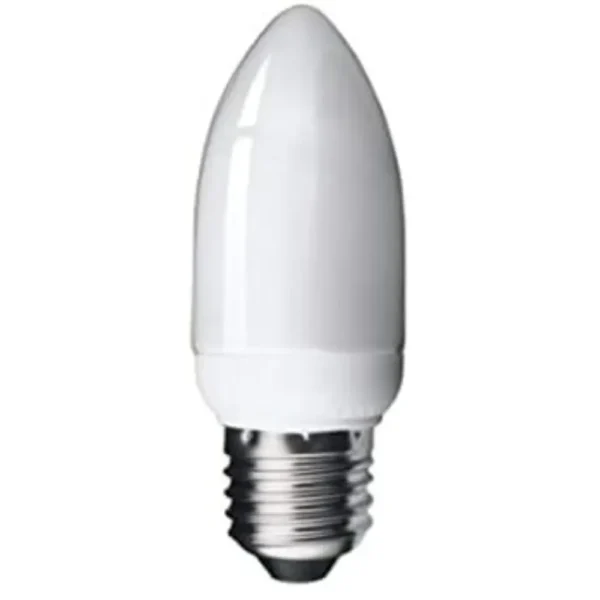 Bombilla Bajo Consumo E27 5W 5000K VELA SILVER
