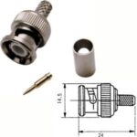 Conector BNC Macho CRIMPAR RG59 ECO