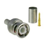 Conector BNC Macho CRIMPAR RG59 HQ