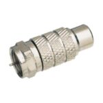 Adaptador F Macho a RCA Hembra