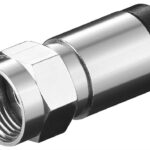 Conector F Macho RG6 COMPRESION 6,8mm