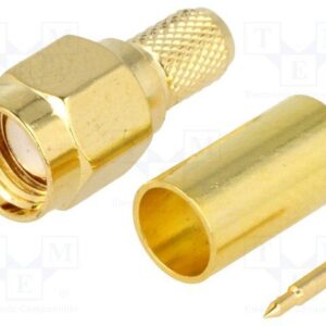 Conector SMA Macho RG58 CRIMPAR pin central macho