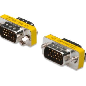 Adaptador VGA D-Sub15 Monitor Macho a Macho