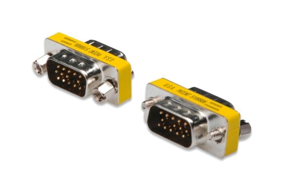 Adaptador VGA D-Sub15 Monitor Macho a Macho