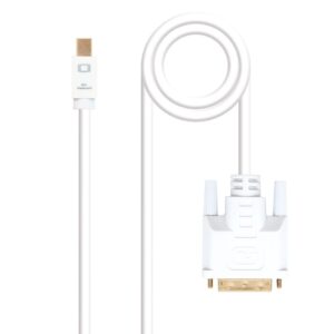 Cable MiniDisplayPort a DVI BLANCO 5m