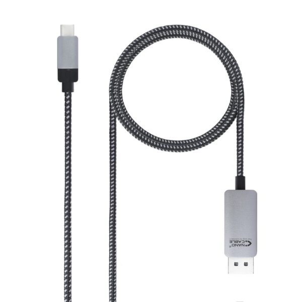 Cable USB-C a Displayport DP2.0 1,8m NANOCABLE