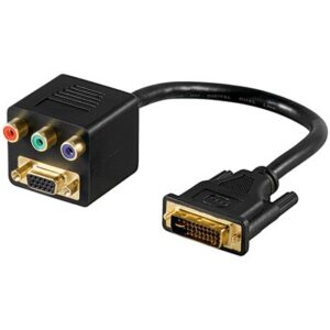 Adaptador DVI a VGA y RGB