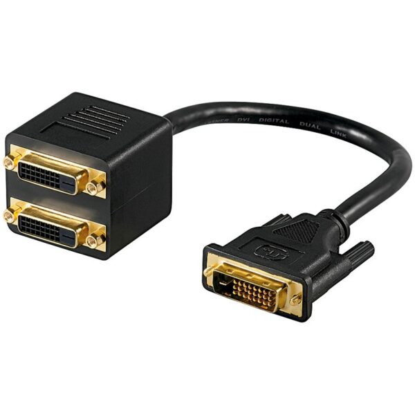 Cable DVI Macho a 2 DVI Hembra Duplicador