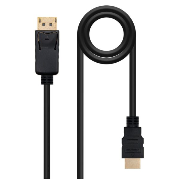 Cable DisplayPort a HDMI NEGRO 3m NANOCABLE