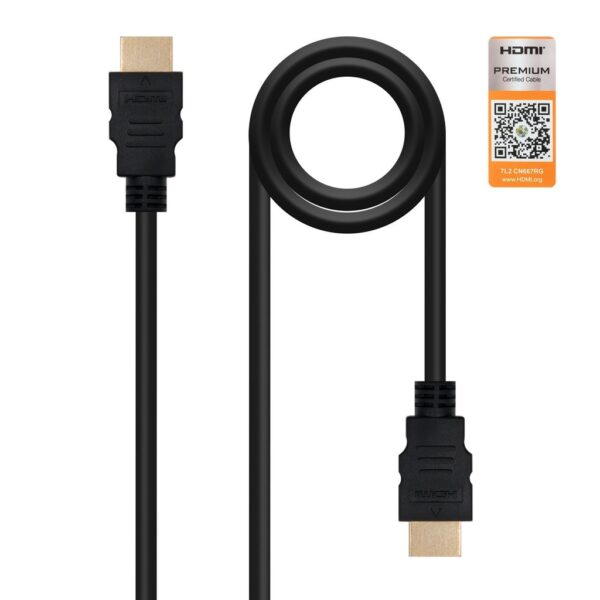 Cable HDMI 2.0 4K@60Hz 0,5m NANOCABLE