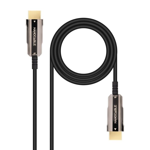 Cable HDMI V2.0 4K@60HZ AOC Fibra 15m NANOCABLE