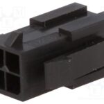 Funda Conector Placa Hembra MOLEX 4 pin 3mm sin contacto