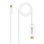 Cable MiniDisplayPort a HDMI BLANCO 2m