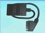 Cable EURO Macho a 2 EURO Hembras    91780