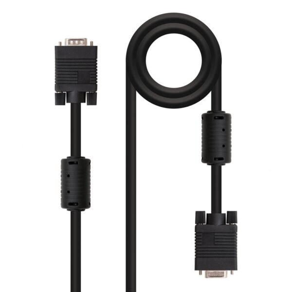 Cable VGA Monitor Macho-Hembra Ferrita  1,8m