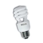 Bombilla Bajo Consumo E27 13W 3000K ESPIRAL SILVER
