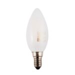Bombilla LED E14 3W 3000K VELA MATE Filamento SILVER