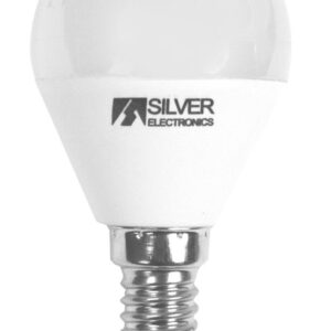 Bombilla LED E14 7W 5000K Esférica SILVER