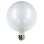 Bombilla LED E27 15W 5000K GLOBO FILAMENTO REGULABLE SILVER