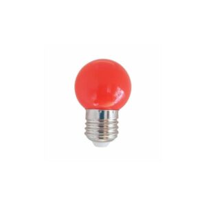 Bombilla LED E27 1W ROJO GUIRNALDA SILVER